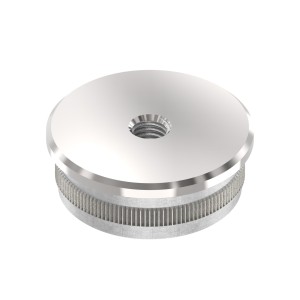 Terminale piatto per tubo Ø42,4 mm AISI 316 lucido