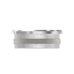 Terminale piatto per tubo Ø42,4 mm AISI 316 lucido