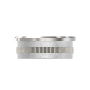 Terminale piatto per tubo Ø42,4 mm AISI 316 lucido