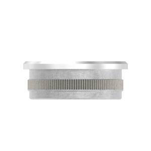 Terminale piatto tubo Ø33,7x2 mm M8 AISI 316 sat.