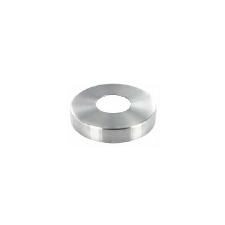 Piastra di copertura per tubo d. 33,7mm H14mm aisi 304