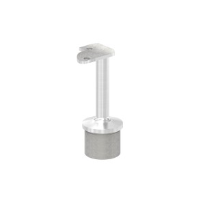 Sostegno corrimano con perno fisso 90° AISI 304