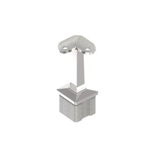 Sostegno corrimano con perno fisso AISI 316 Ø42,4 mm