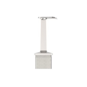 Sostegno corrimano con perno fisso AISI 316 Ø42,4 mm