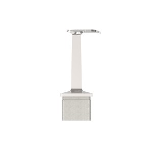 Sostegno corrimano con perno fisso AISI 316 Ø42,4 mm
