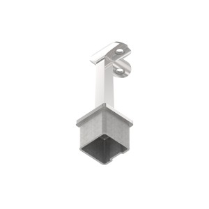 Sostegno corrimano con perno fisso AISI 316 Ø42,4 mm