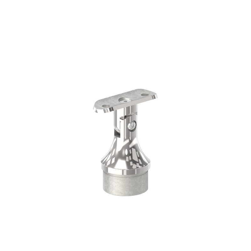 Sostegno corrimano snodabile AISI 316 per tubo 42,4mm