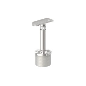 Sostegno corrimano con perno snodabile AISI 316 lucido