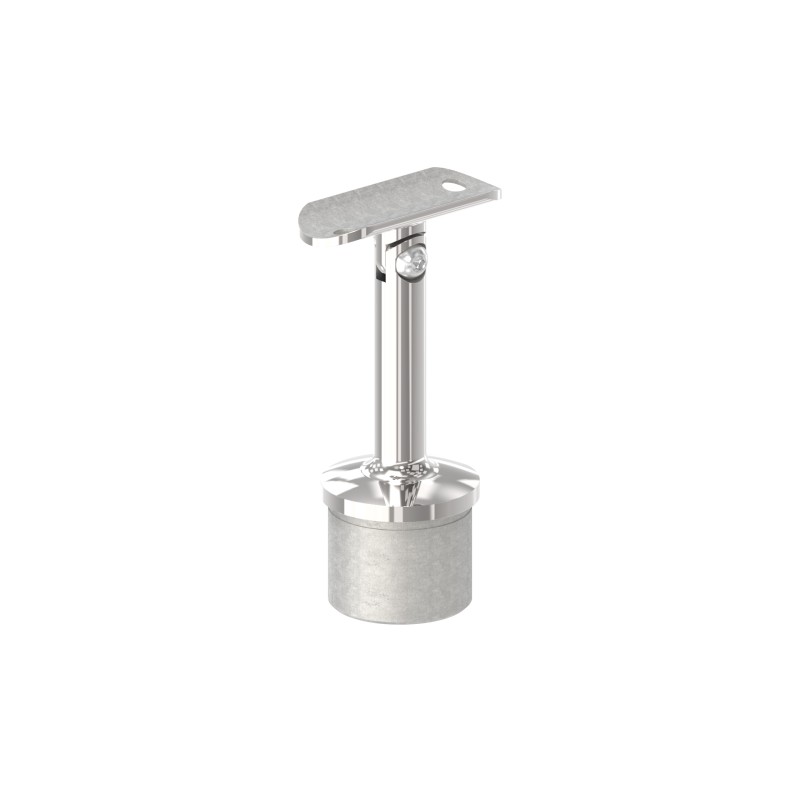 Sostegno corrimano con perno snodabile AISI 316 lucido