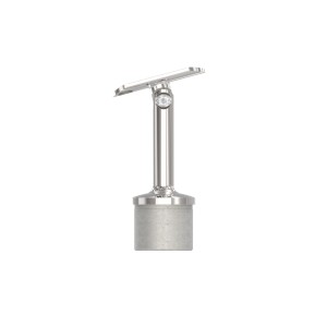 Sostegno corrimano con perno snodabile AISI 316 lucido