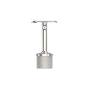 Sostegno corrimano con perno snodabile AISI 316 lucido