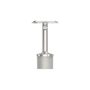 Sostegno corrimano con perno snodabile AISI 316 lucido
