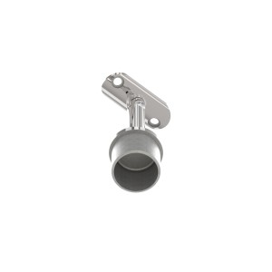 Sostegno corrimano con perno snodabile AISI 316 lucido