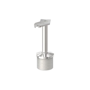 Sostegno per corrimano 135° AISI 316 per tubo Ø42,4mm