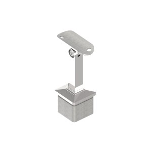 Sostegno corrimano con perno snodato AISI 316 lucido
