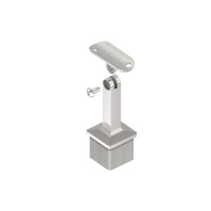 Sostegno corrimano con perno snodato AISI 316 lucido