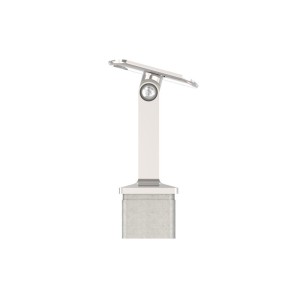 Sostegno corrimano con perno snodato AISI 316 lucido