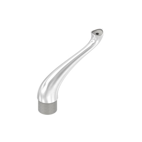 Supporto corrimano rientrante AISI 316 satinato