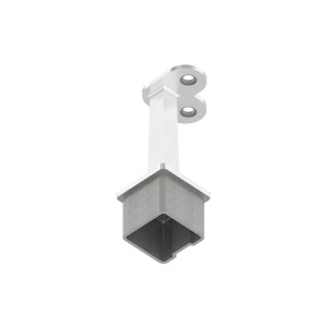 Sostegno per corrimano 40x40 AISI 316 satinato