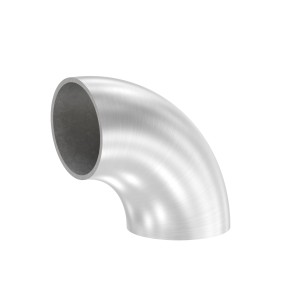 Curva 90° a saldare per tubo 48,3 mm in AISI 304