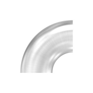 Curva 90° a saldare per tubo 48,3 mm in AISI 304