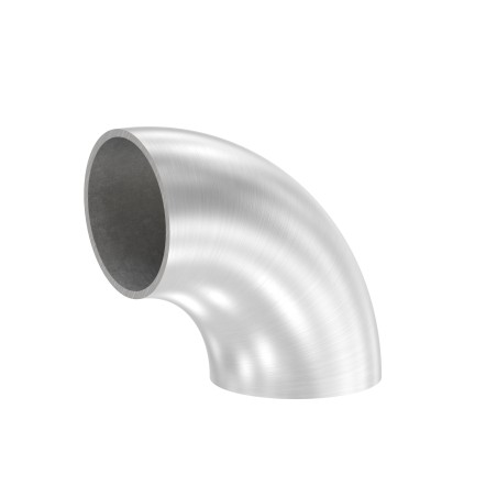 Raccordo per tubo curva 90° a saldare satinata d (IN106-145-04)