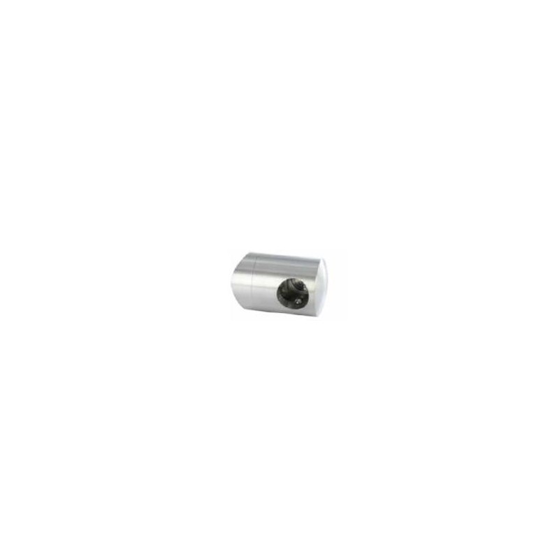 Supporto per tondino d. 12,2mm dx per tubo d. 33,7mm aisi 304