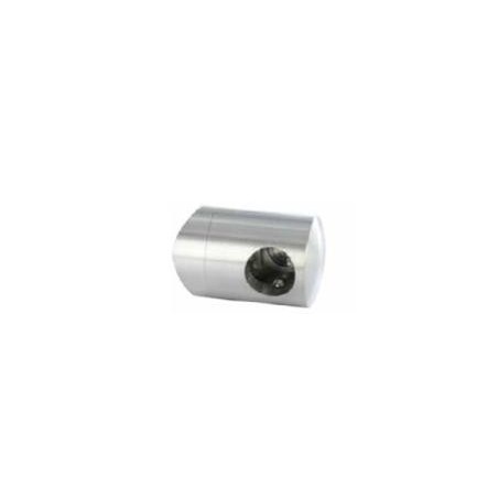 Supporto per tondino d. 12,2mm dx per tubo d. 33,7mm aisi 304