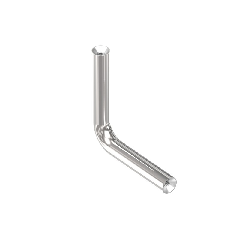 Perno per sostegno 90° Ø12 mm AISI 316 lucido