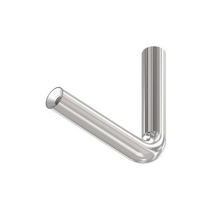 Perno per sostegno 90° Ø12 mm AISI 316 lucido