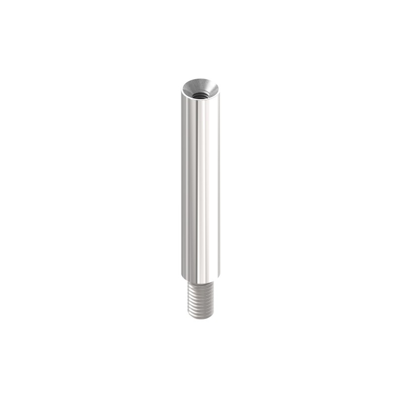 Perno per sostegno fisso Ø12x68 mm AISI 316 lucido