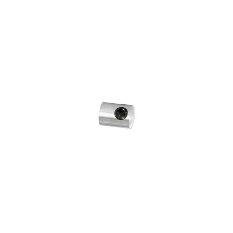 Supporto per tondino d. 10,2mm attacco diritto dx aisi 304 