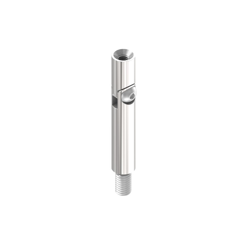 Perno sostegno snodabile Ø12x68 mm AISI 316 lucido