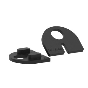 Gommina supporto mod. 00 per vetro 10,76 mm | G00-006