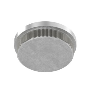 Terminale piatto pieno Ø42,4x2 mm in AISI 304