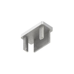Tappo per tubo 40x20x2 mm AISI 316 satinato