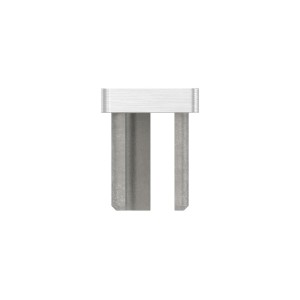 Tappo per tubo 40x20x2 mm AISI 316 satinato