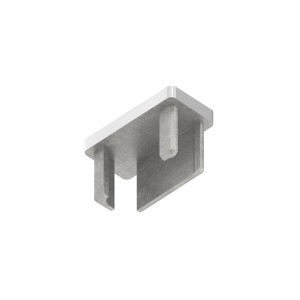 Tappo per tubo 40x20x2 mm AISI 316 satinato