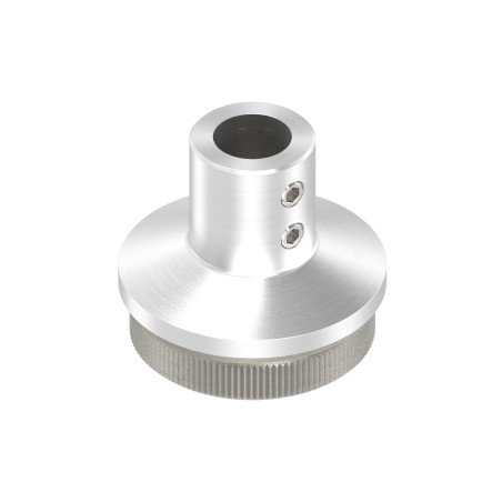 Terminale per tubo Ø42,4x2 mm con foro perno AISI 304