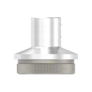 Terminale per tubo Ø42,4x2 mm con foro perno AISI 304