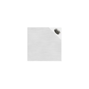 Dado 40x40 mm filetto M8 in AISI 304 satinato