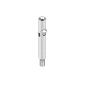 Perno per sostegno snodabile Ø12x68 mm AISI 304 sat.