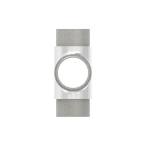 Raccordo a croce per tubo 42,4x2 mm AISI 304 satinato