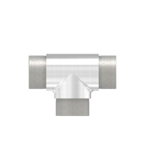 Raccordo a 4 vie per tubo 42,4x2 mm AISI 304 sat.