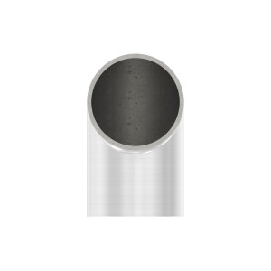 Raccordo 90° a saldare Ø42,4 mm AISI 304 satinato