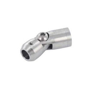 Supporto per tondino d. 12,2mm snodato aisi 304