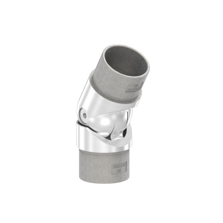Raccordo tubo 42,4x2 mm passaggio cavo AISI 304 sat.