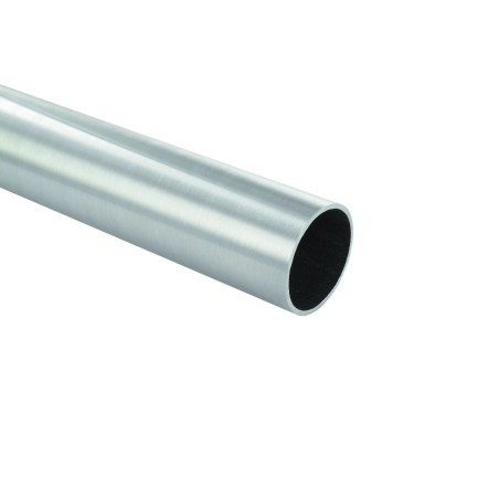 Tubo inox tondo Ø48,3x2 mm AISI 304 satinato