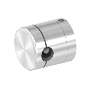 Supporto base per tondino Ø10 mm M8 in AISI 304 sat.