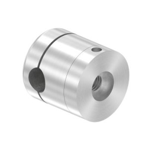 Supporto base per tondino Ø10 mm M8 in AISI 304 sat.